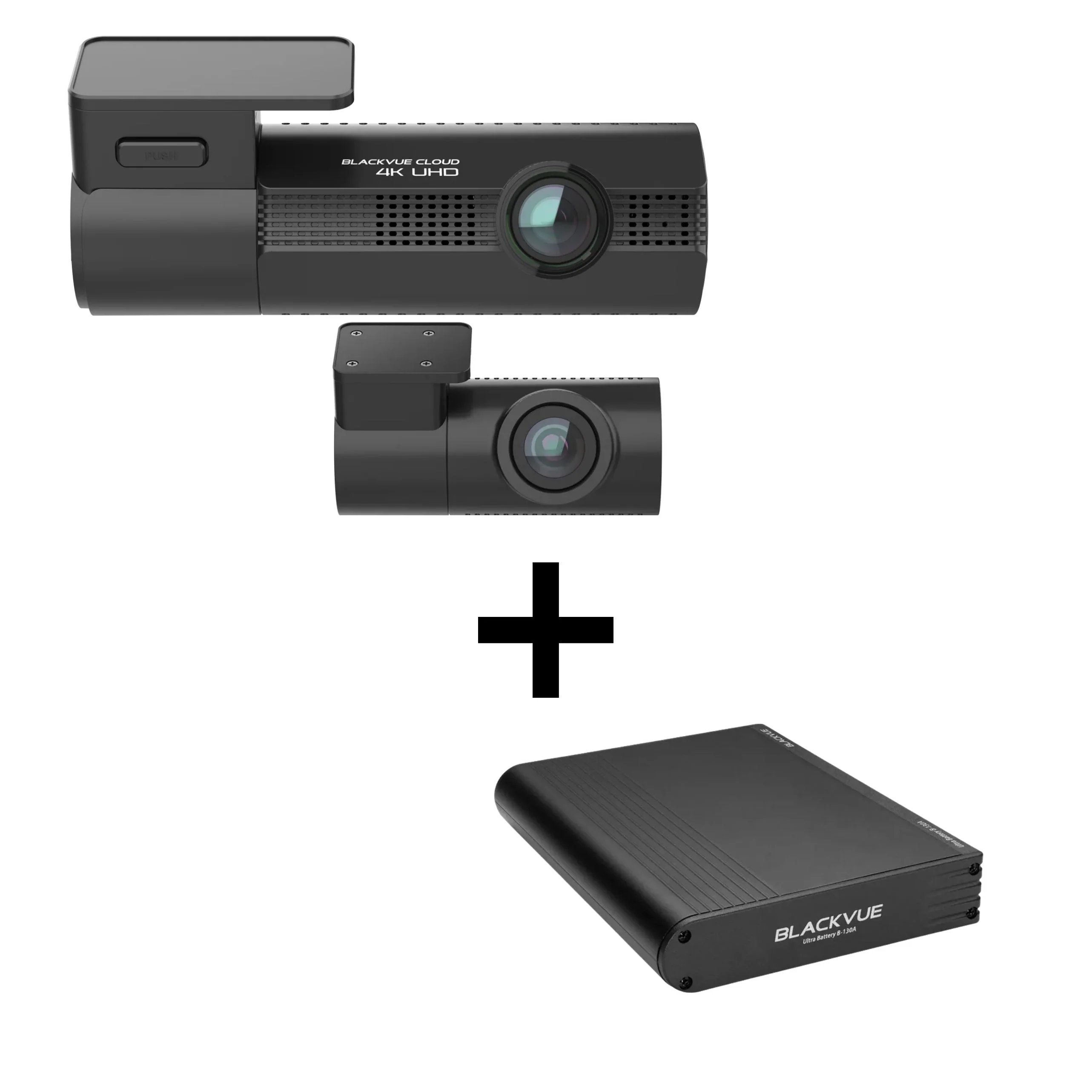 BlackVue Bundle ELITE 9-2CH + B-130A Battery Bundle – Complete Front & Rear Protection